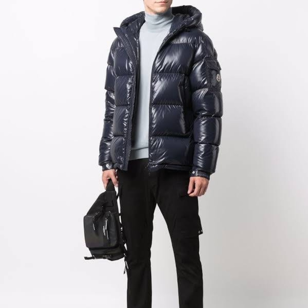 Moncler navy blue jacket